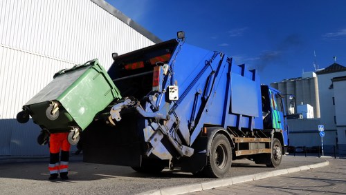 Various sizes of domestic skips available for hire in Thamesmead