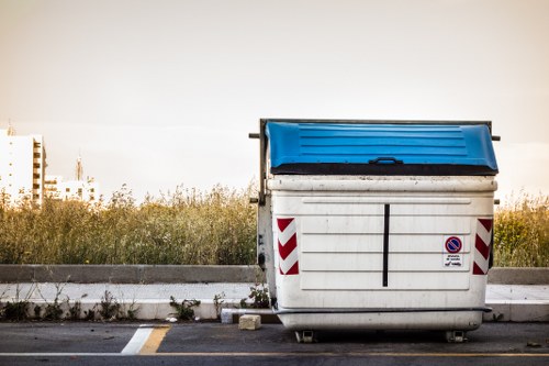 Builders skip ready for a large construction project