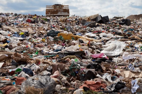 Innovative waste management solutions on a construction site